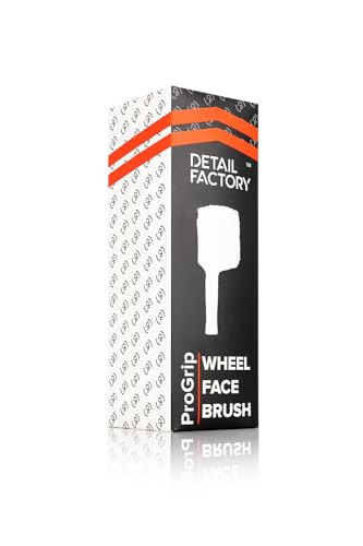 ProGrip Wheel Face Brush - Ergonomic ProGrip Handle - Premium Wheel Cleaner Brush - Soft Flagged-Tip Bristles - Red & Black - view 3