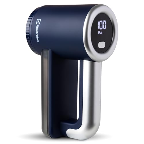 Rechargeable Fabric Shaver | 3-Speed Lint Remover for Clothes & Furniture | Eliminates Fuzz & Pilling | Electric Lint Shaver with LED Display & Type-C Fast Charging Port - Blue