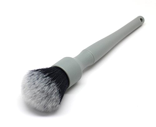 Synthetic Detailing Brush Set - Ultra-Soft Interior Car Cleaning Brushes for, Screens, Emblems, & Tight Spaces - Gray - view 2