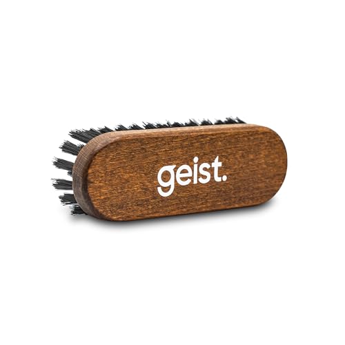 Geist. Leather & Upholstery Cleaning Brush Medium | To clean car seats, leather sofas, and alcantara | For car interiors, furniture, boots, shoes, bags and more