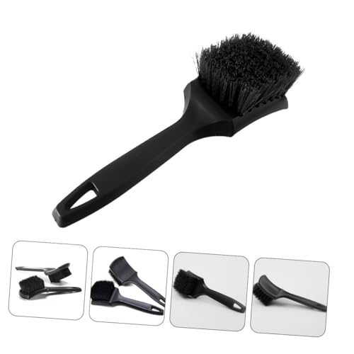 2pcs Car Detailing Brush Hard Bristle Tire Wheel Cleaner for Deep Cleaning Rims and Hubs Essential Tool for Vehicle Detailing and Maintenance - view 7