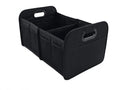 Car Trunk Organizer Foldable Waterproof Storage Caddy with Handles, Collapsible Auto Organizer for SUV, Truck, Van, Black