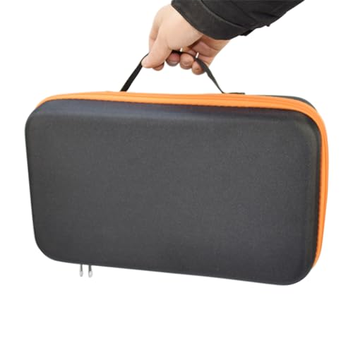 EVA Hard Tool Storage Case, Portable Zipper Carrying Case with Handle, Protective Organizer Bag for Power Tools, Hand Tools, Accessories and Equipment, Orange - view 4