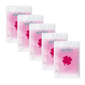 Reusable Cleaning Gel for Car Interior, Keyboard & Home – 5 Pack (90g Each), Sticky Dust & Crumb Remover, No Water Needed, Long-Lasting Dry Cleaner (Rose Red)