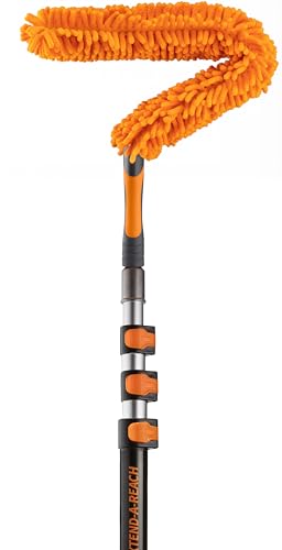 Ceiling Fan Blade Duster Cleaner with 4-14 ft Extension Pole (20ft Reach)