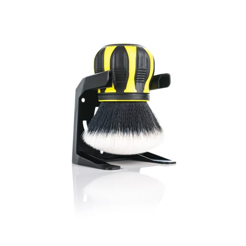 Curveball XL Synthetic Brush - Ultra Soft Bristles, Comes with Storage Rack, Covers Large Area Inside or Outside Vehicles - Live Wire