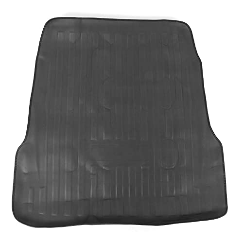 Black Rearunk Mat for S-Class 2014+ with Raised Lip, Anti-Scratch