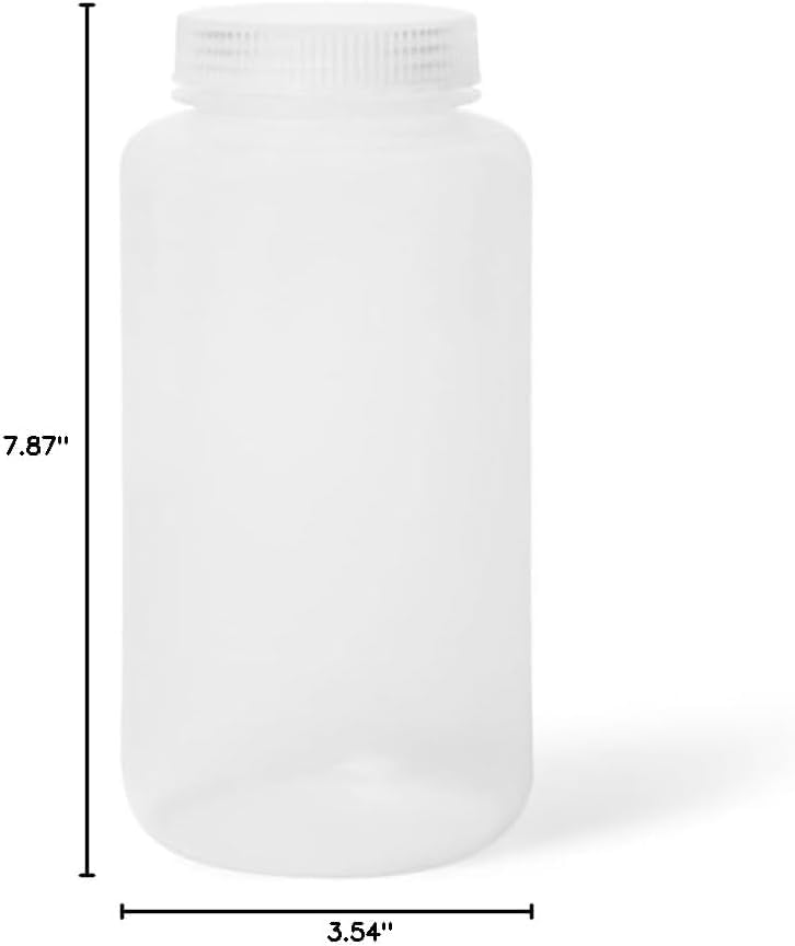 Reagent Bottle, Polypropylene Wide Mouth, 1000ml, 1-Pack - view 6
