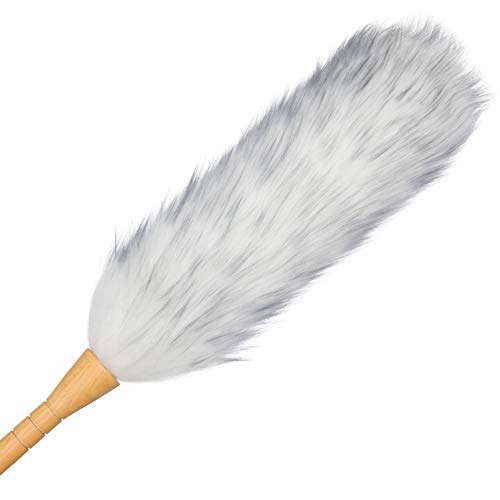 Lambswool Duster with Wooden Handle, 29.5 Inch - view 2