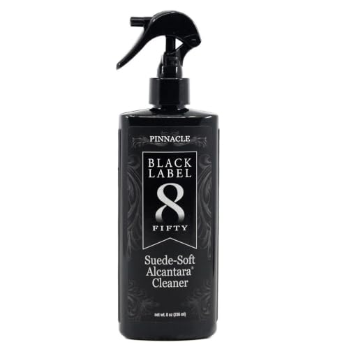 Pinnacle Black Label Suede-Soft Alcantara Cleaner, Suede Cleaner, 8 fl oz
