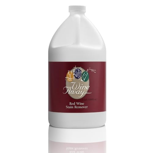 Red Wine Stain Remover - Removes Wine Spots - Perfect Fabric Upholstery and Carpet Cleaner Spray Solution - Spray on Stain Wash and Resolve Laundry to Vanish Stain - Citrus Scent - 1 Gallon