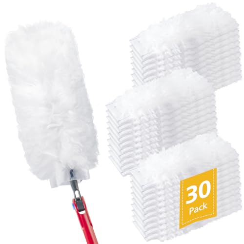 30 Pack Duster Refills Compatible with O-Cedar Flex & Catch Duster