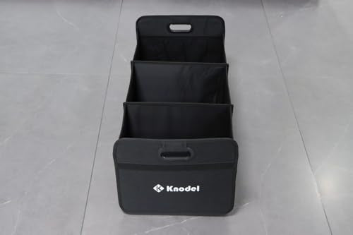 3 Compartments Trunk Organizer for Car and Sedan (Large, Black) - view 2