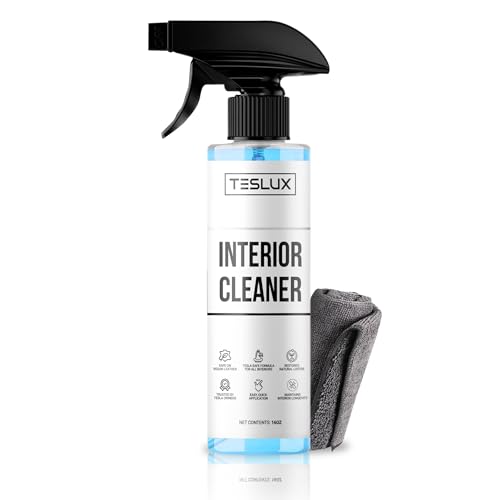 Interior Cleaner For Tesla White & Black Vegan Leather - Stain Remover - Solution for Complete Interior Cleaning - Ideal for Seats, Doors, Console, Dash - Accessories For Tesla Model 3, Y, S, X - view 7