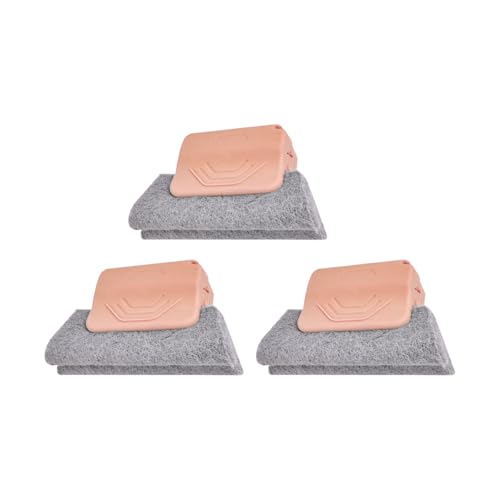 3PCS Car Magic Window Track Cleaner, Vehicle Window Groove Cleaning Brush Tools Set with Handheld, Automotive Air Conditioner Vents Narrow Gaps Clean Brush, ​Universal Fit (Pink) - view 7