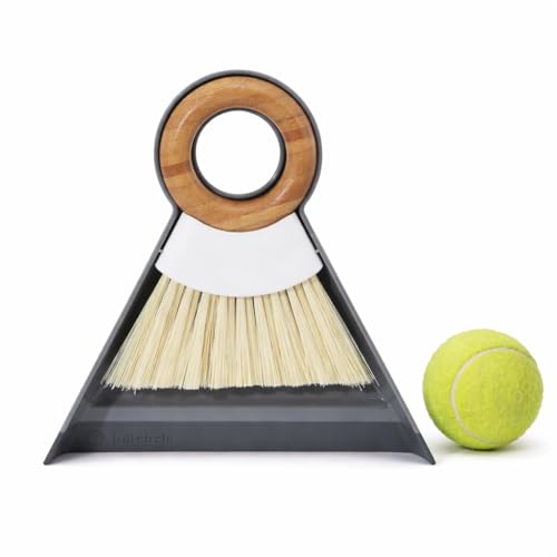 Tiny Team, Mini Compact Brush & Dustpan Set, White - view 3