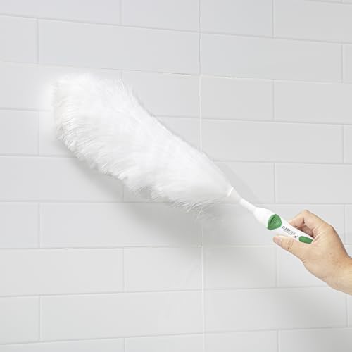 22 in Green and White Polypropylene Duster, Washable, 10 Ct - view 5