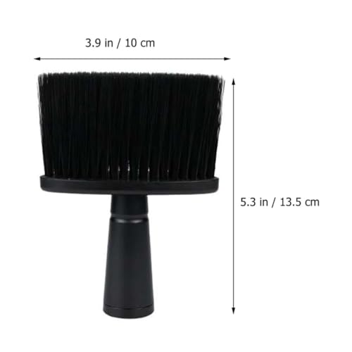 2pcs Neck Duster Brush for Hair Removal, Barber Use, Black - view 2