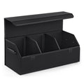 Car Trunk Organizer for SUV & Sedan - Magnetic Lid, Large Capacity PU Leather Waterproof Foldable Storage Box, Adjustable Dividers and Side Handles, Tools, Snacks & Auto Accessories, 29.5"x13"x11.4"