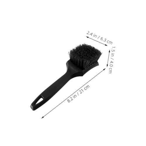 2pcs Car Detailing Brush Hard Bristle Tire Wheel Cleaner for Deep Cleaning Rims and Hubs Essential Tool for Vehicle Detailing and Maintenance - view 5