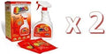 OVERSTOCK ITEM! Quick 10 (Carpet, Clothing, Upholstery & Pet Stain Remover) Includes 2, 32 oz. bottles and 4 powder packets!! Get 2 kits for the price of 1.5!