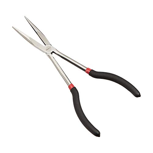 Extra Long Reach Needle Nose Pliers Tool Set for Narrow Spaces, Versatile, 3-Piece, Black - view 2