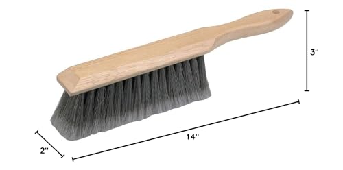 7" Bench Brush Shop Brush, Dust Brush for Car or Home Or Workshop - view 2