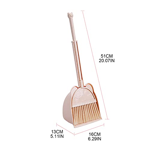 Heavy Duty Broom and Dustpan Set for Sweeping Lightweight, Indoor Tools with Long Handle, Static-Free Bristles Ideal for Hardwood Floors, Tile, Pet Hair and Daily Use - view 3