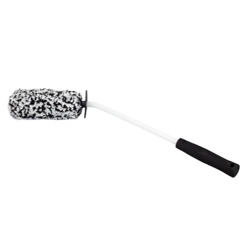 Universal Microfiber Wheel Brush - 45° Angled Reach, Long Handle, Scratch-Free Cleaning, High-Density Soft Microfiber, Safe for Rims, Spokes, Engine Bays & Door Jambs – Car Detailing Tool - view 5