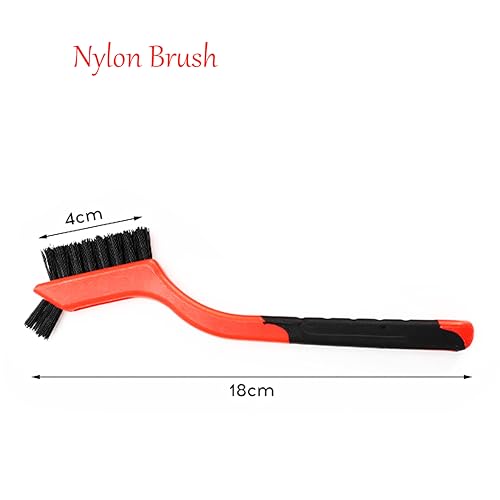 3pcs Nylon Cleaning Brushes Small Wire Brush Set for Cleaning Rust Removal in Holes - view 2