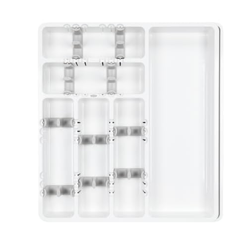 Good Grips Large Expandable Utensil Organizer, White