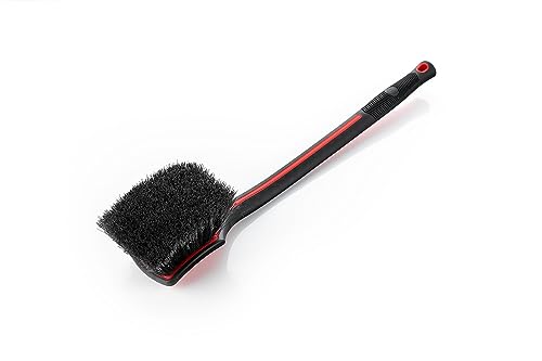 Fender Well Brush - Ergonomic ProGrip Handle, Stiff Synthetic Bristles, Ergonomic Design, Clean Your Wheel Wells with Ease - Red - view 2