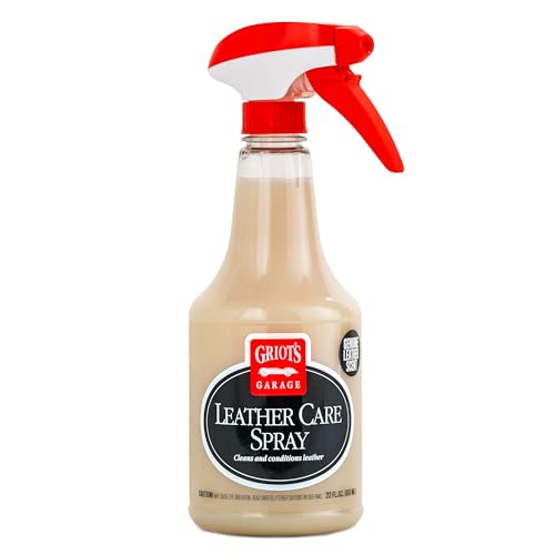 Leather Care Spray, Car Seat Cleaner and Conditioner for Upholstery, Furniture, Clothing, and More, 10994, 22oz
