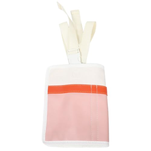 PU Pink Seat Back Organizer Bag with Two Pockets and Adjustable Hooks