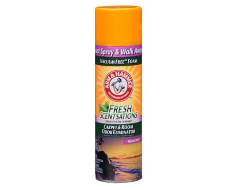 Fresh Scentsations Carpet & Room Odor Eliminator Spray, Island Mist, Vacuum-Free Foam, Just Spray and Walk Away, 15 oz (Pack of 3) - view 2