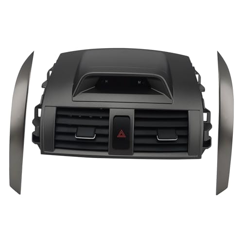 Dashboard Trim Kit Center A/C Vent Panel with Clock+Left/Right Trim Strips