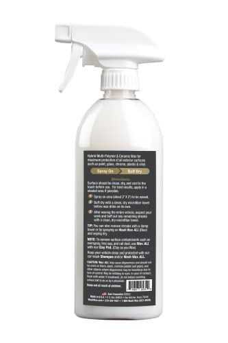Waterless Car Wash Wax and Clay Kit Aircraft Quality Wax, Clay Pad Remove Overspray, Tree Sap and More - view 4