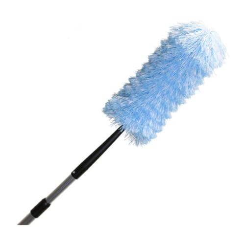Microfiber Duster with Extension Pole 68 Inch - 3 Pack Washable Bendable Dusting Wands