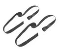 1.5 inch x 8ft HD Lashing Strap with Black Buckle, Black 2-Pack
