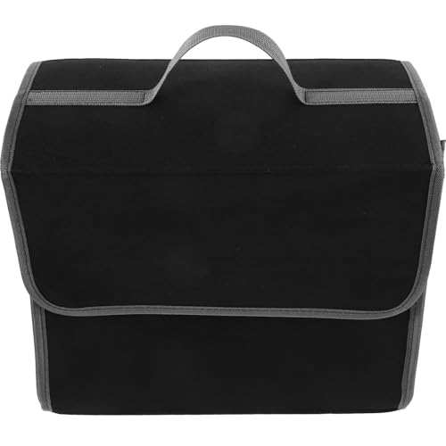 Car Trunk Storage Box Felt Folding Organizer with Lid for Suv Vehicles