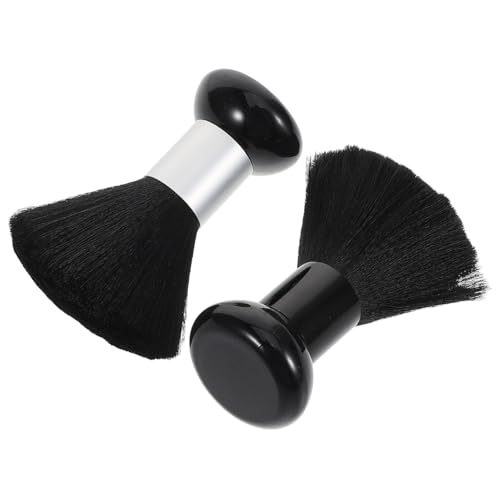 2pcs Barber Cleaning Brush for Loose Hair, Soft Neck Duster