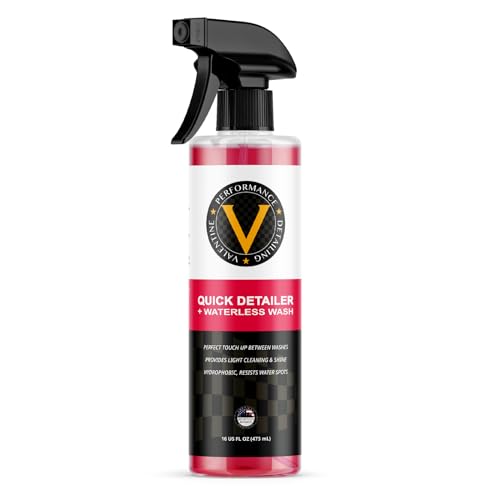 VPD Waterless Car Wash & Quick Detailer Spray 16oz - Ultimate Gloss & Showroom Shine, Clay Lube, Streak-Free, Car Detailing Kit Essential, Extends Wax & Sealant Life, Car Washing Exterior Care