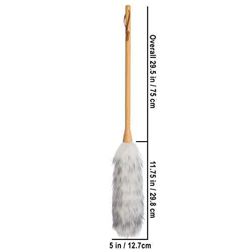 Lambswool Duster with Wooden Handle, 29.5 Inch - view 4
