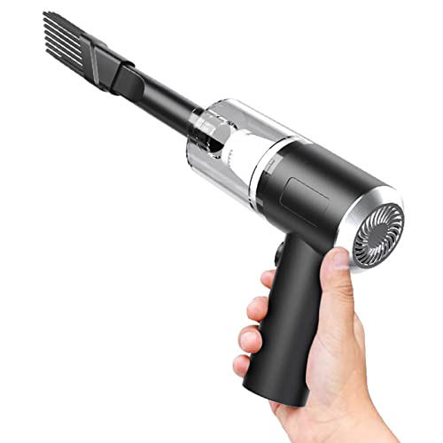 Car Cordless Vacuum Cleaner, Portable USB Handheld Small Car Vacuum Rechargeable Cleaner, 120w Powerful Suction Pet Hair Vacuum, Detailing Kit Essentials for Travel, RV Camper