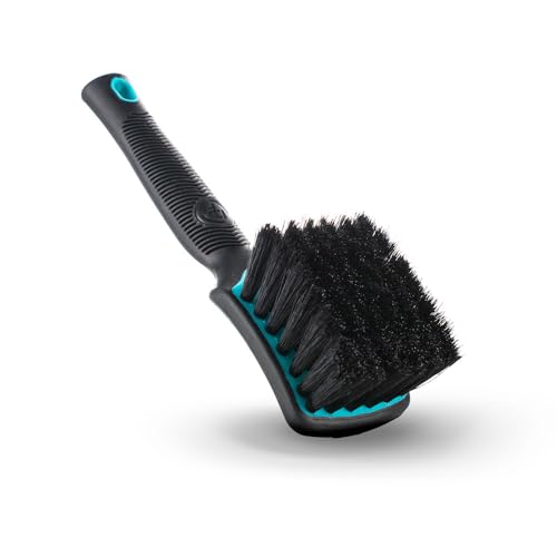 ProGrip Interior Scrub Brush - Soft Bristles - Rubber Grip for Maximum Stability and Comfort - Curved Head Profile for Better Clearance - Octane Riptide - view 2