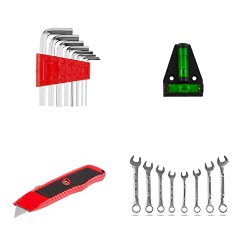 95-Piece Car Tool Kit with Storage Case, Red - view 4