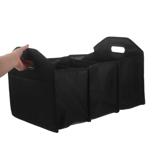 Foldable Car Trunk Oxford Cloth Storage Organizer, Black - view 4