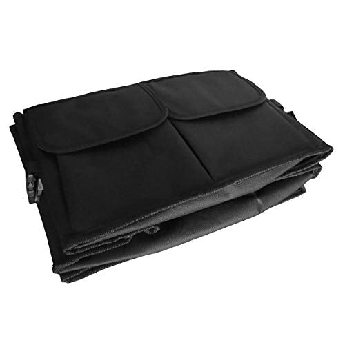 Cargo Organizer Storage Container Collapsible Basket Universal For Cars Trunks SUVs with Two Handles and Side Pockets (Size: L 24" x W 15.5" x H 10") - view 5