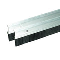 SB36 Extra Brush Door Sweep, 2-inch X 36-inch Long, Silver-Aluminum - 2-Pack