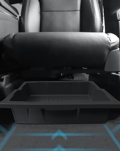 2 Pack For Tesla Model X 2017-2025 Front/Back Under Seat Storage Organizer,TPE Waterproof Underseat Bin Trash Storage Can for Tesla Model X accessories - view 6